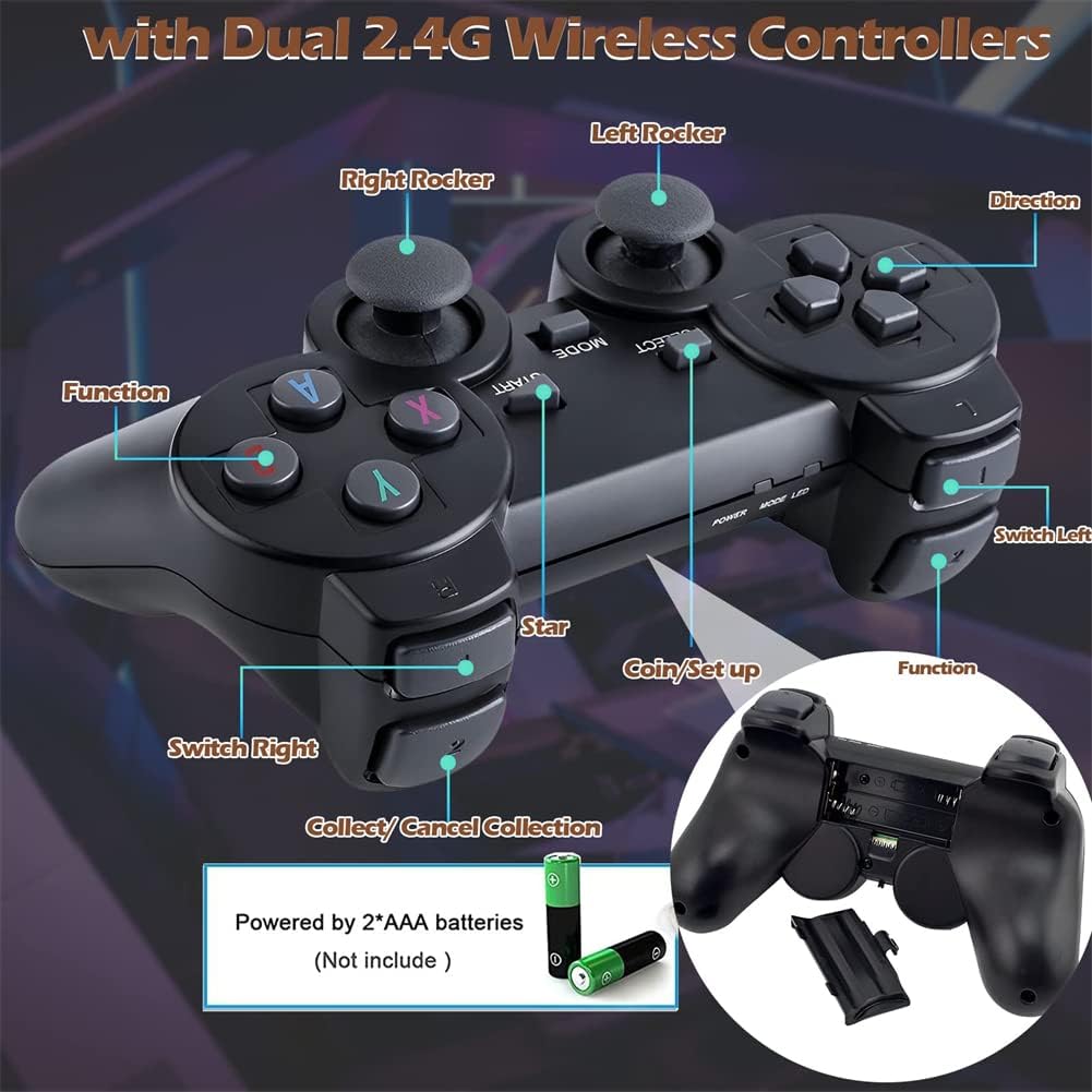 ROYAL PICKS™ - Wireless Retro Game Console (2 FREE GAMEPADS TODAY ONLY)